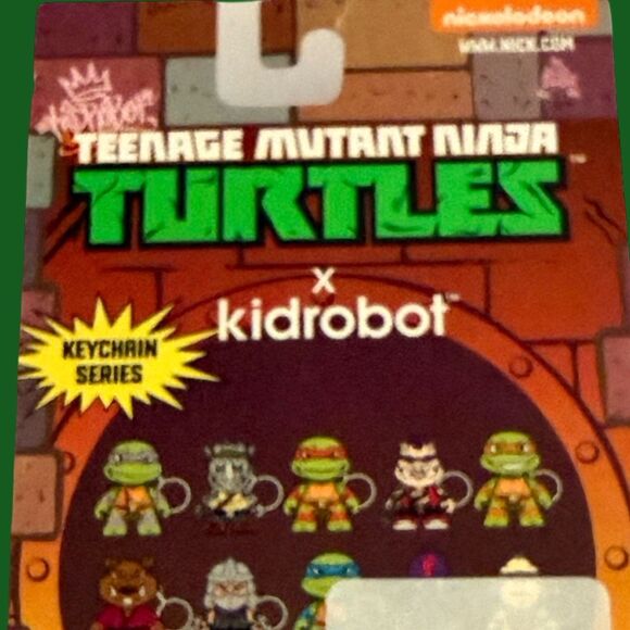 NIP Kidrobot X Teenage Mutant Ninja Turtles TMNT Keychains Raphel Sealed A14 - Picture 8 of 8